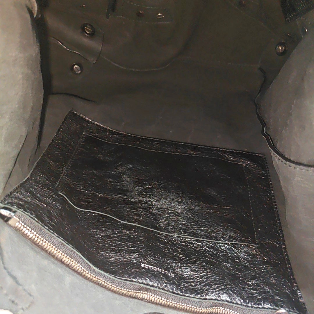 Le Cagole Lambskin Black