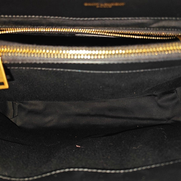 LOULOU Medium Quilted Calfskin Black