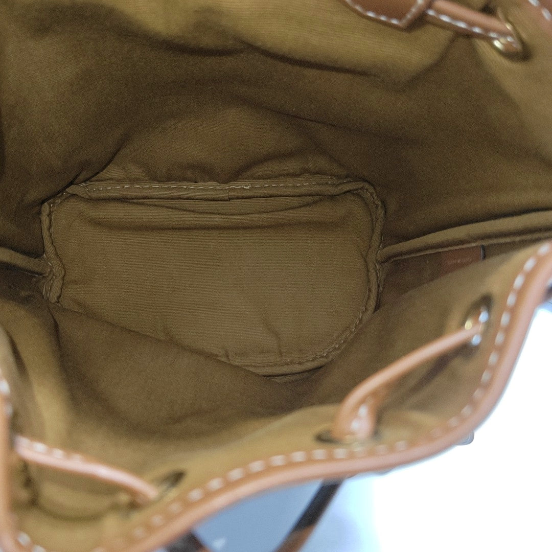 TRIOMPHE Mini Coated Canvas Brown