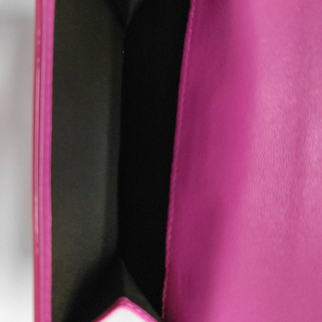 Patent Leather Wallet Pink