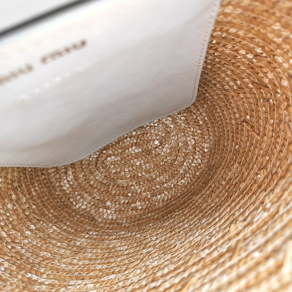 Straw Bucket Bag Multicolor