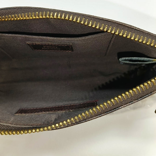 Coated Canvas Tote Bag Brown