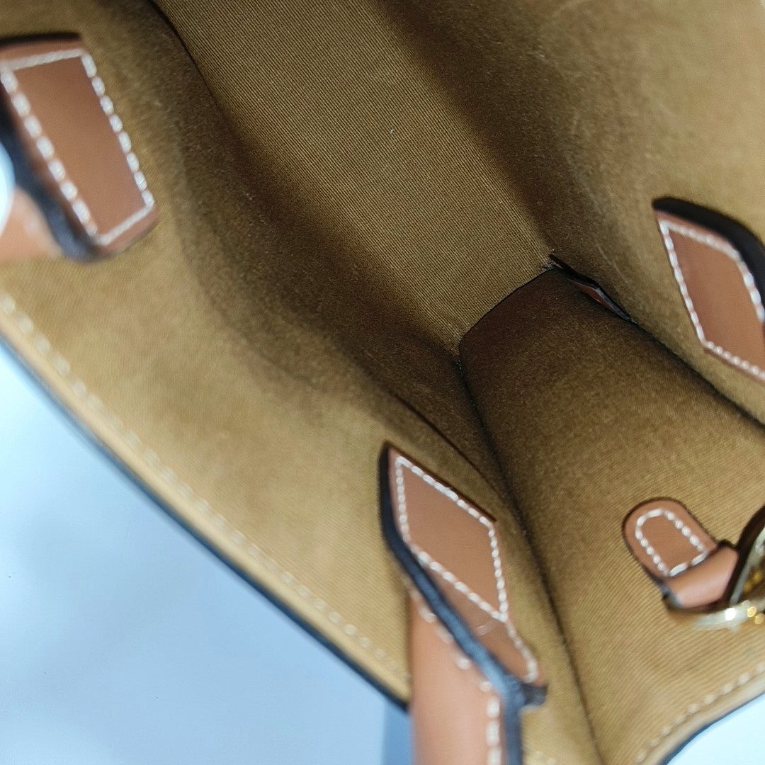 CABAS CELINE Mini Coated Canvas Brown