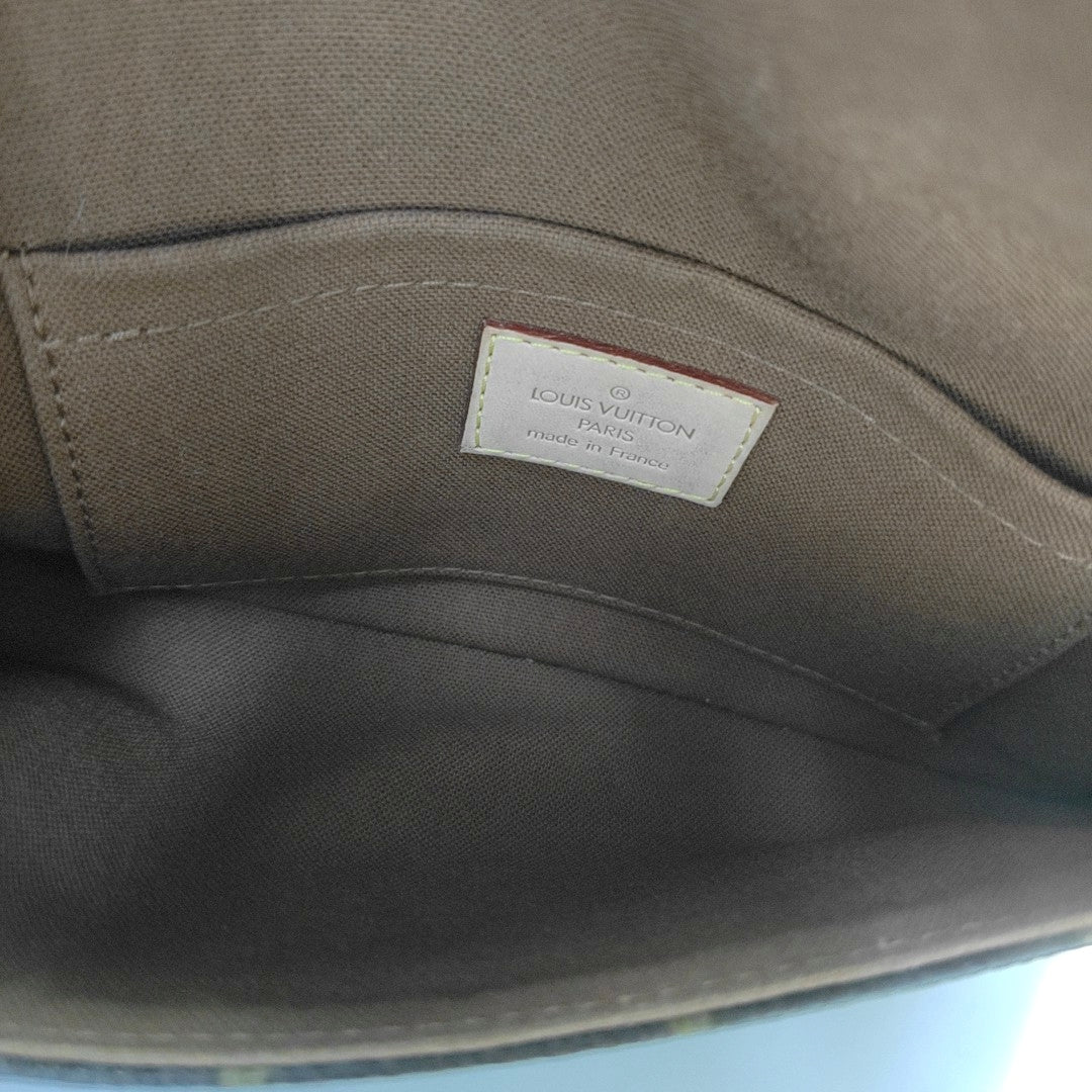 MARELLE Monogram Coated Canvas Brown