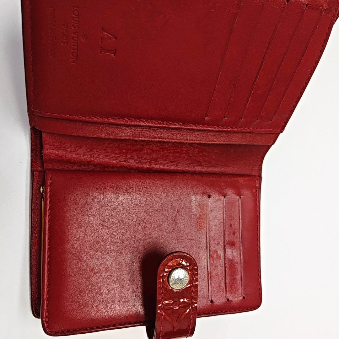 VIENNOIS Patent Leather Red Wallet
