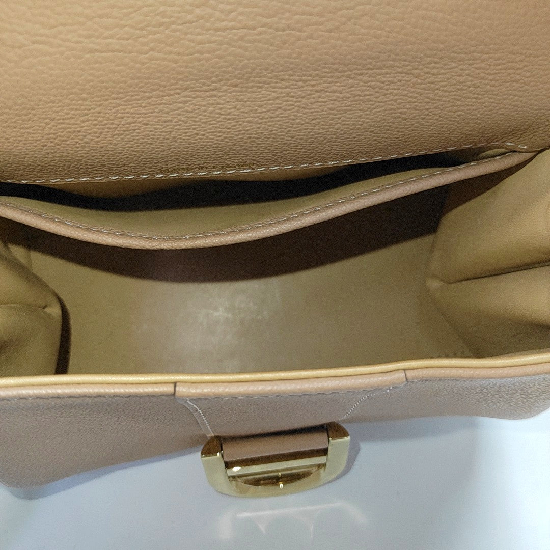 Brillant Mini Calfskin Beige