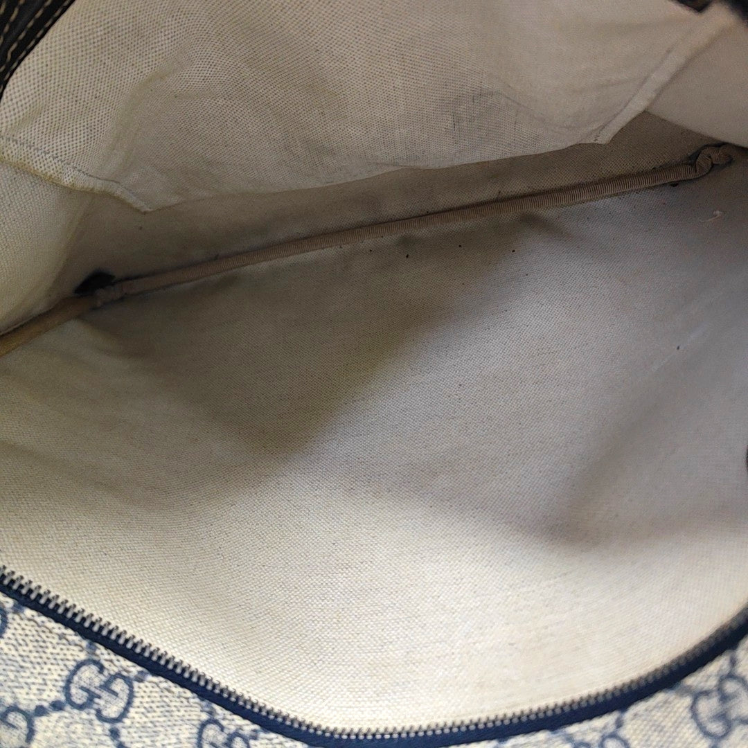 Monogram Coated Canvas Shoulder Bag Gray