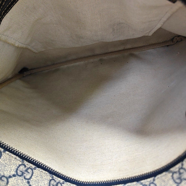 Monogram Coated Canvas Shoulder Bag Gray