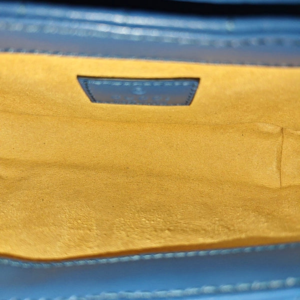 GG Marmont Mini Quilted Calfskin Blue
