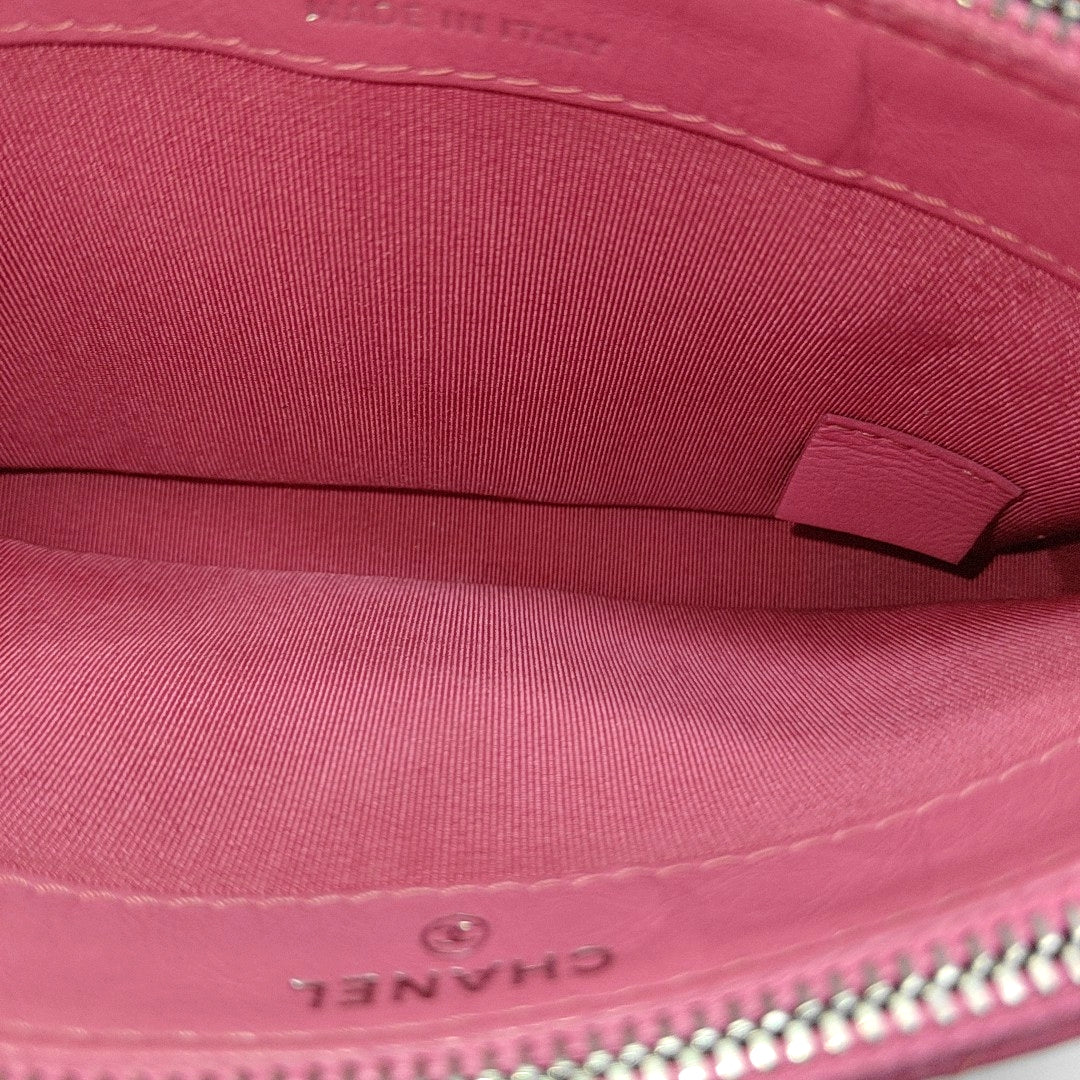 GABRIELLE Mini Quilted Calfskin Red