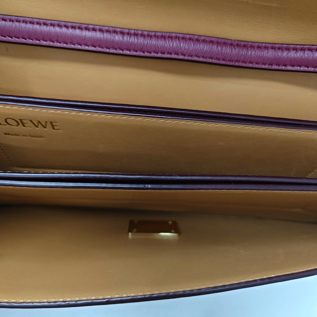 Calfskin Shoulder Bag Red