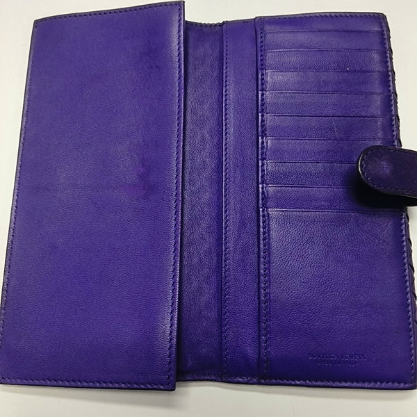 Calfskin Wallet Purple