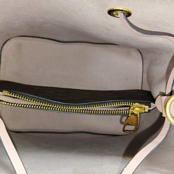 NÉONOÉ MM Monogram Coated Canvas Brown