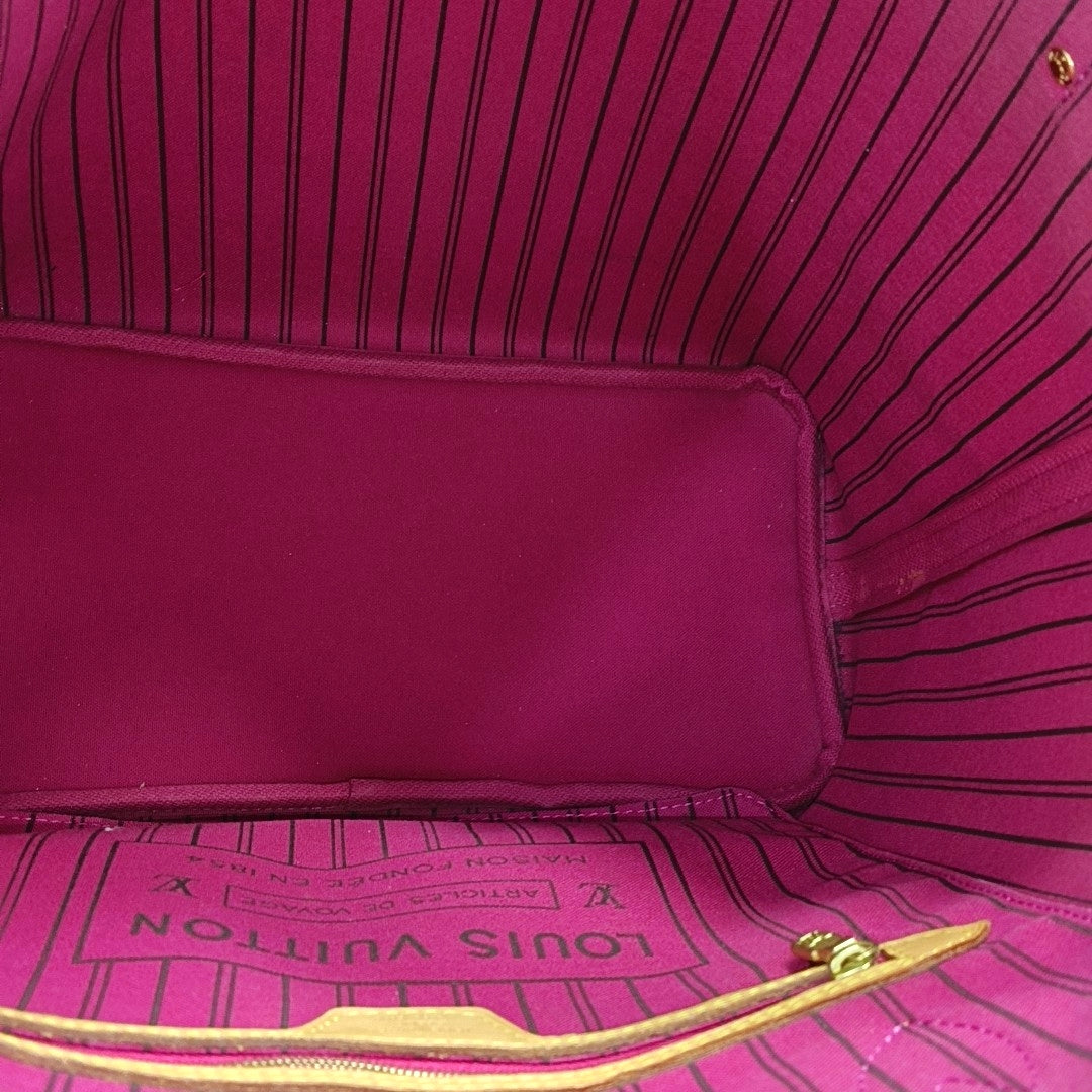 NEVERFULL MM Lona Monogram Revestida Marrón