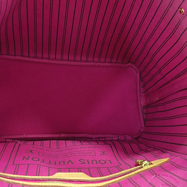 NEVERFULL MM Lona Monogram Revestida Marrón