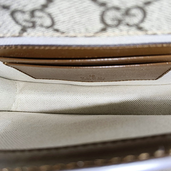 Retro Mini Monogram Coated Canvas Beige