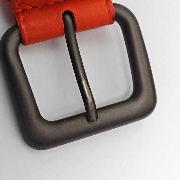 Leather Belt Orange