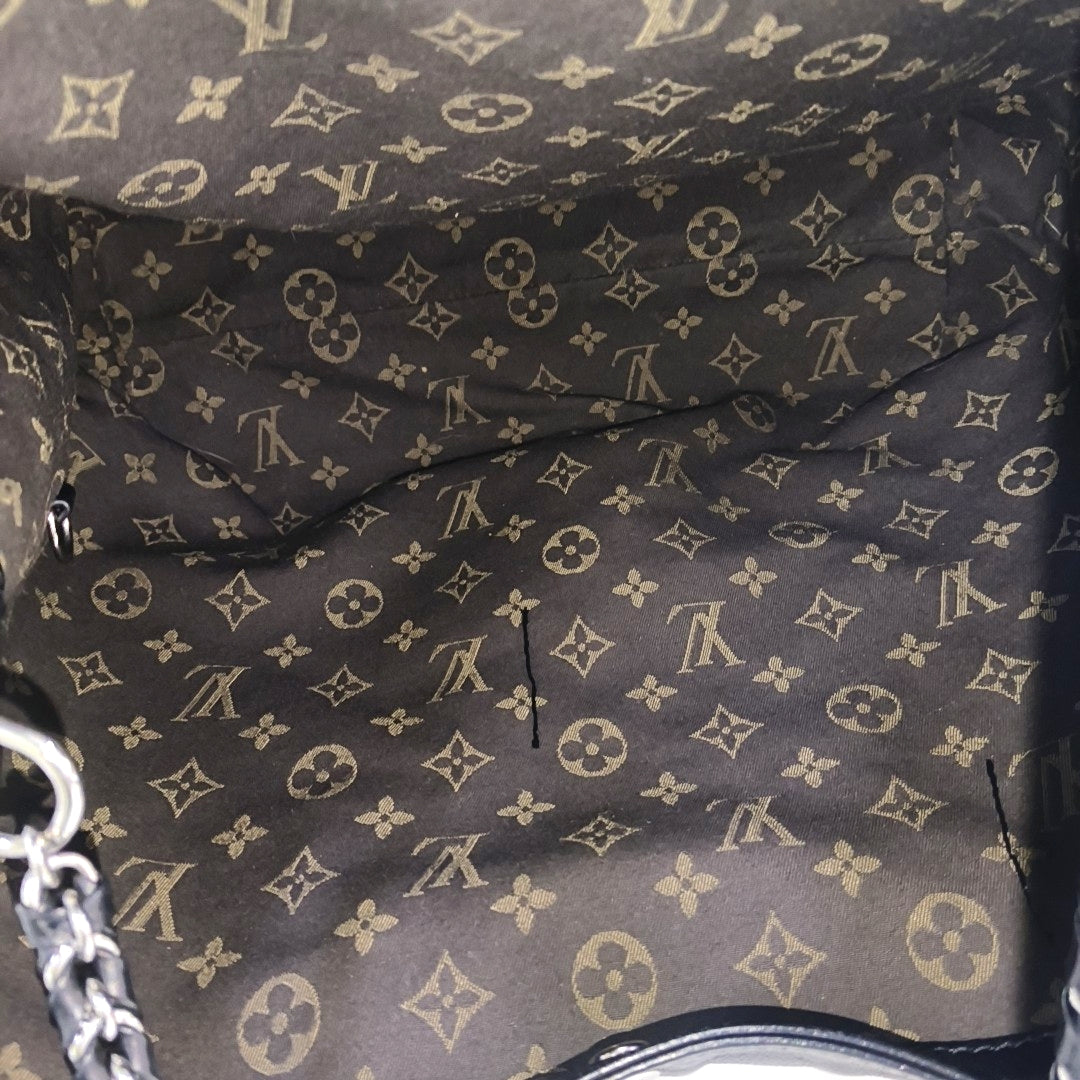ATLANTIS MM Monogram Calfskin Black