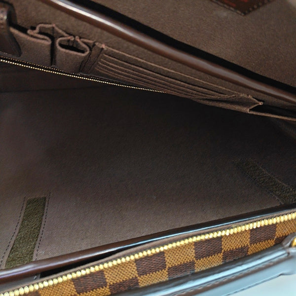 SABANA Damier Ebene Coated Canvas Brown