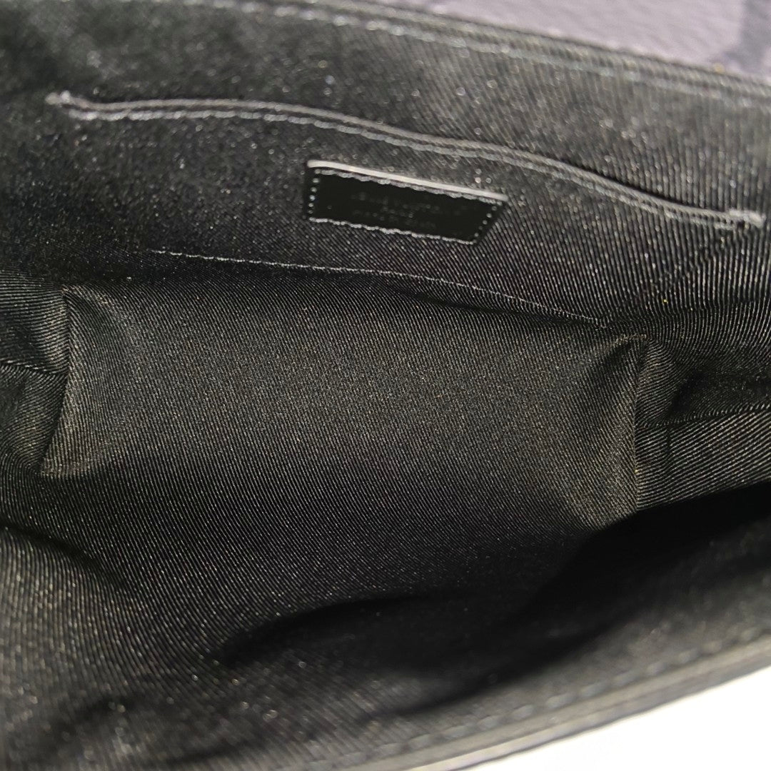 PULSE Mini Monogram Coated Canvas Black