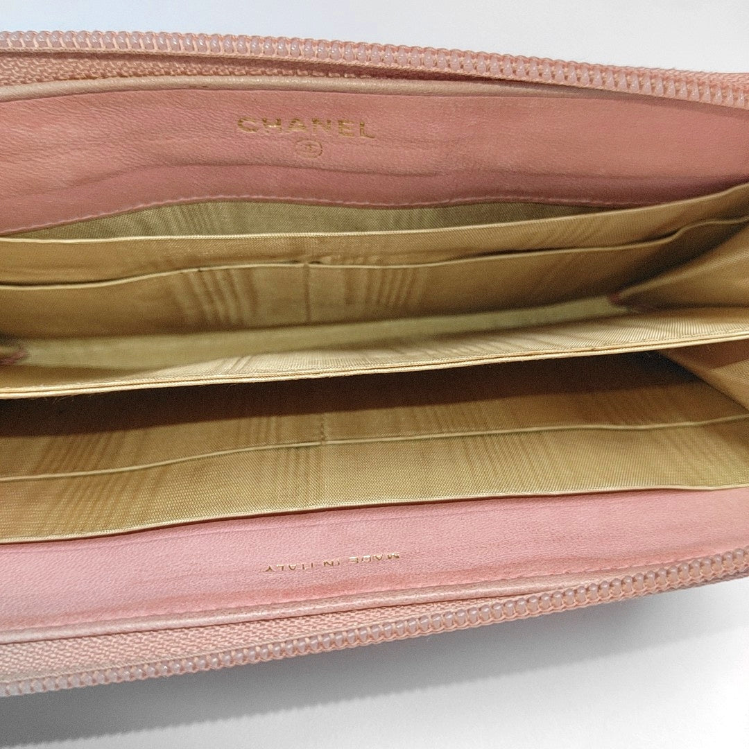 CC TIMELESS Grained Calfskin Pink