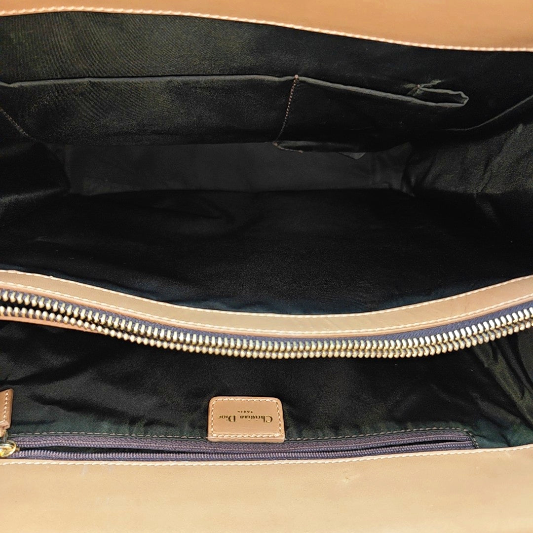 Oblique Canvas Tote Bag Multicolor