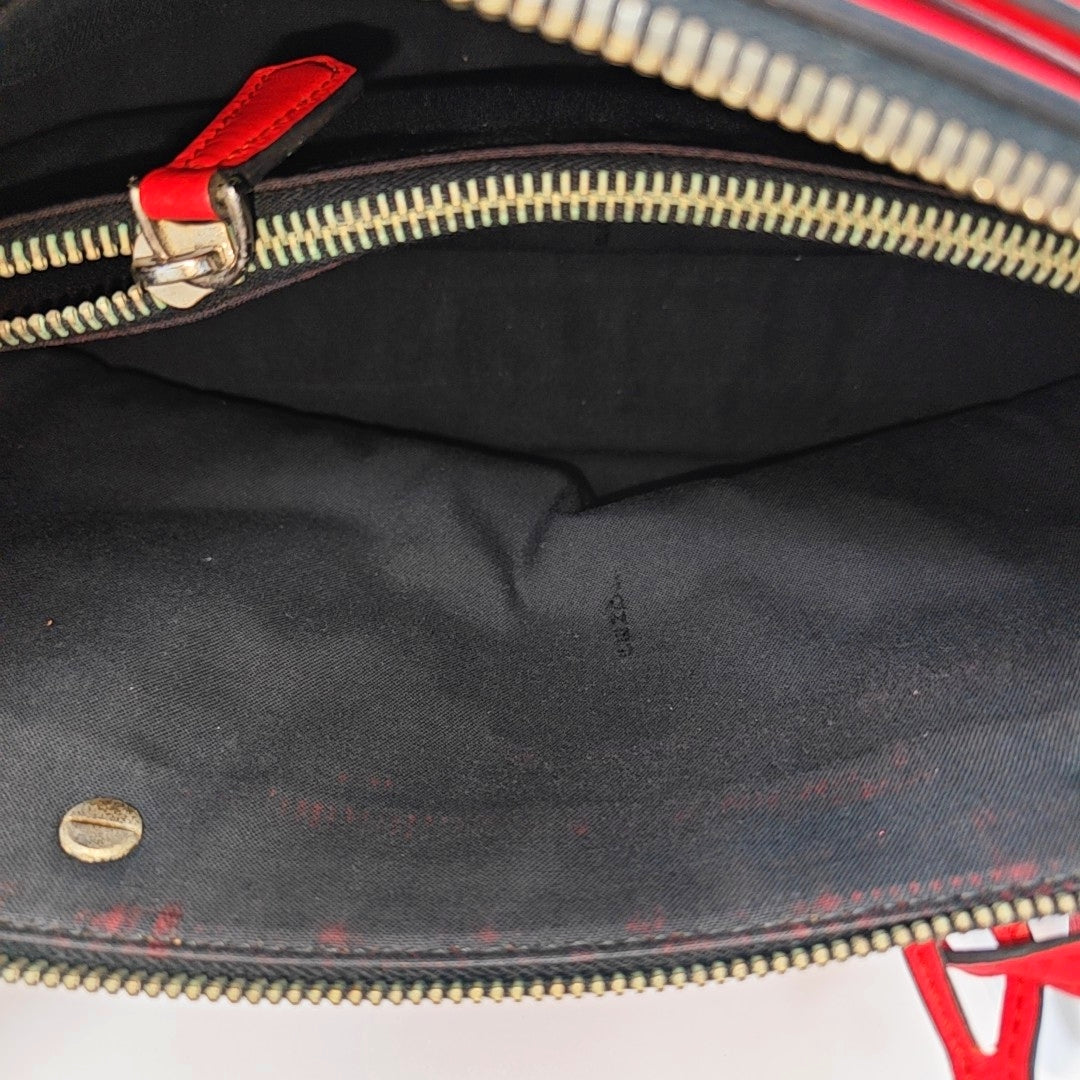 Calfskin Shoulder Bag Red