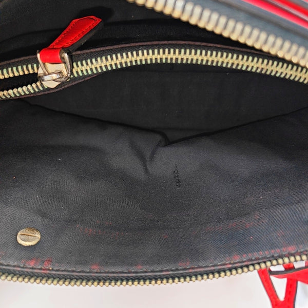 Calfskin Shoulder Bag Red
