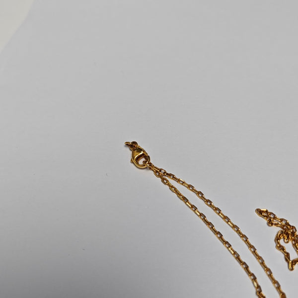 Pop H Metal Gold Necklace