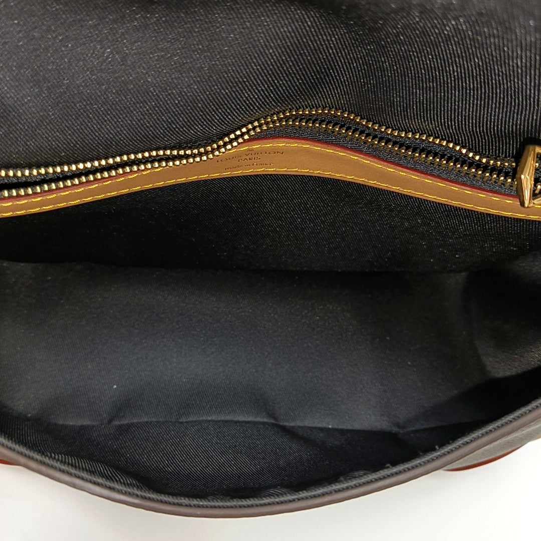 DIANE Monogram Coated Canvas Brown