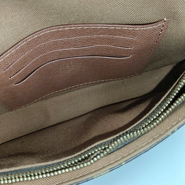 IVY Monogram Coated Canvas Brown