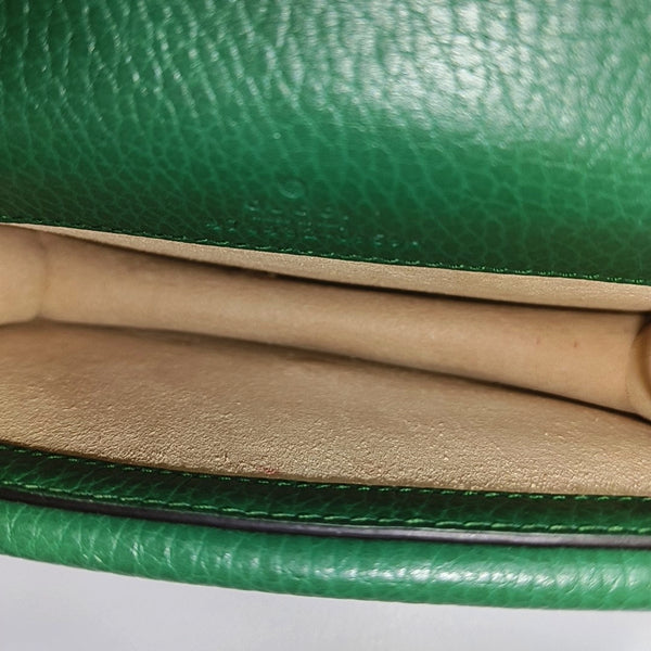 Dionysus Super Mini Calfskin Green