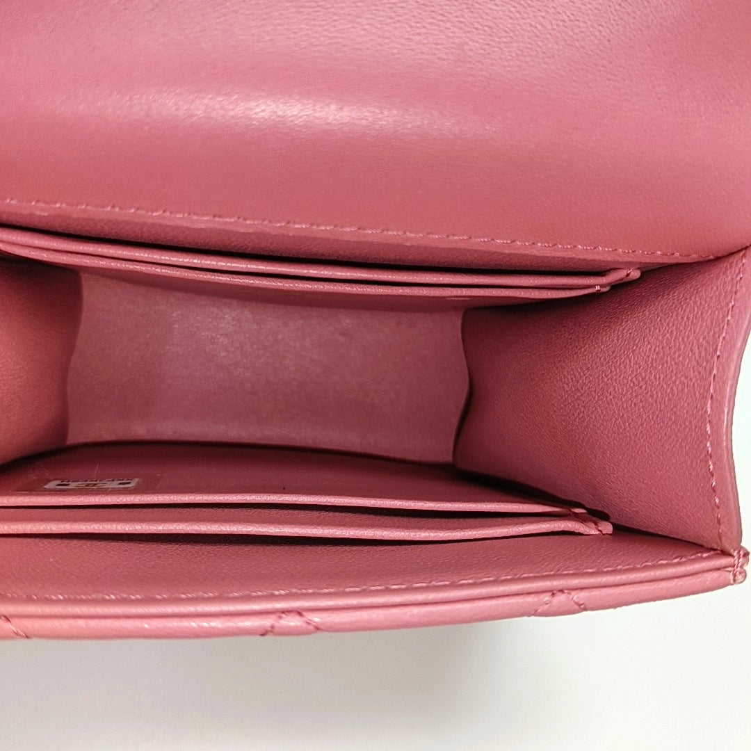 Quilted Lambskin Pink