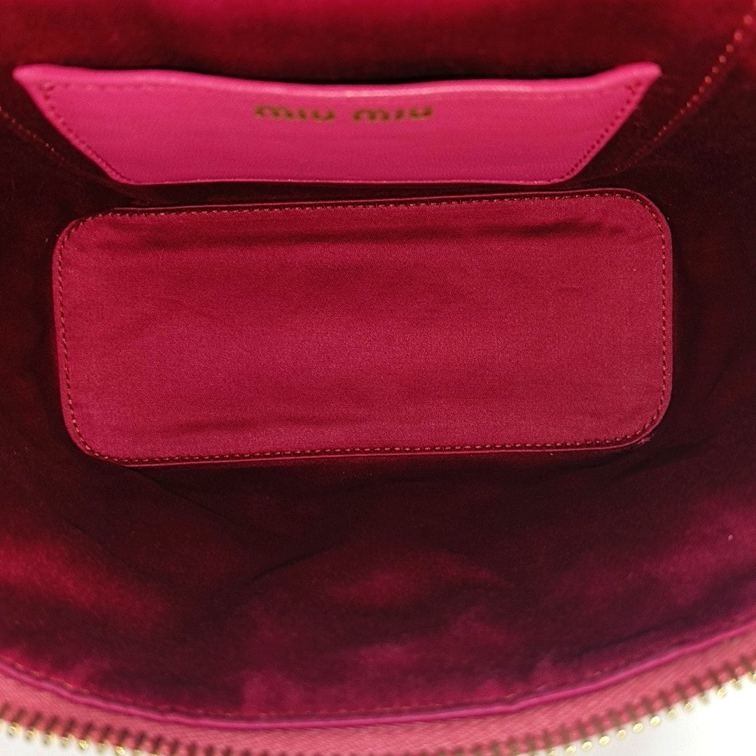 Quilted Lambskin Shoulder Bag Red