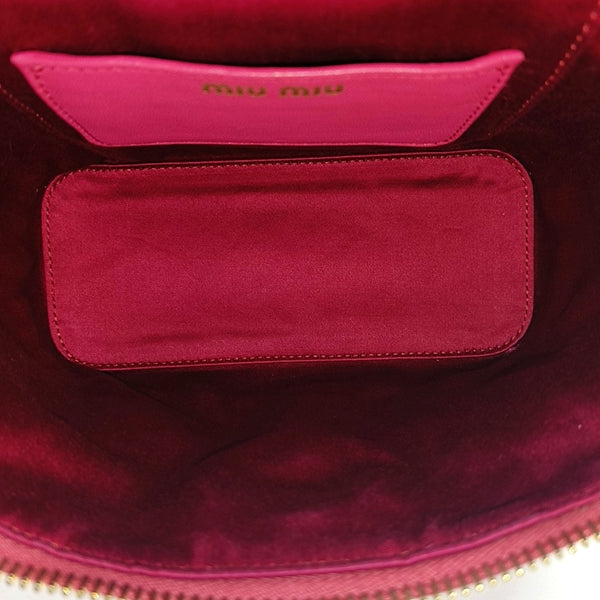 Quilted Lambskin Shoulder Bag Red