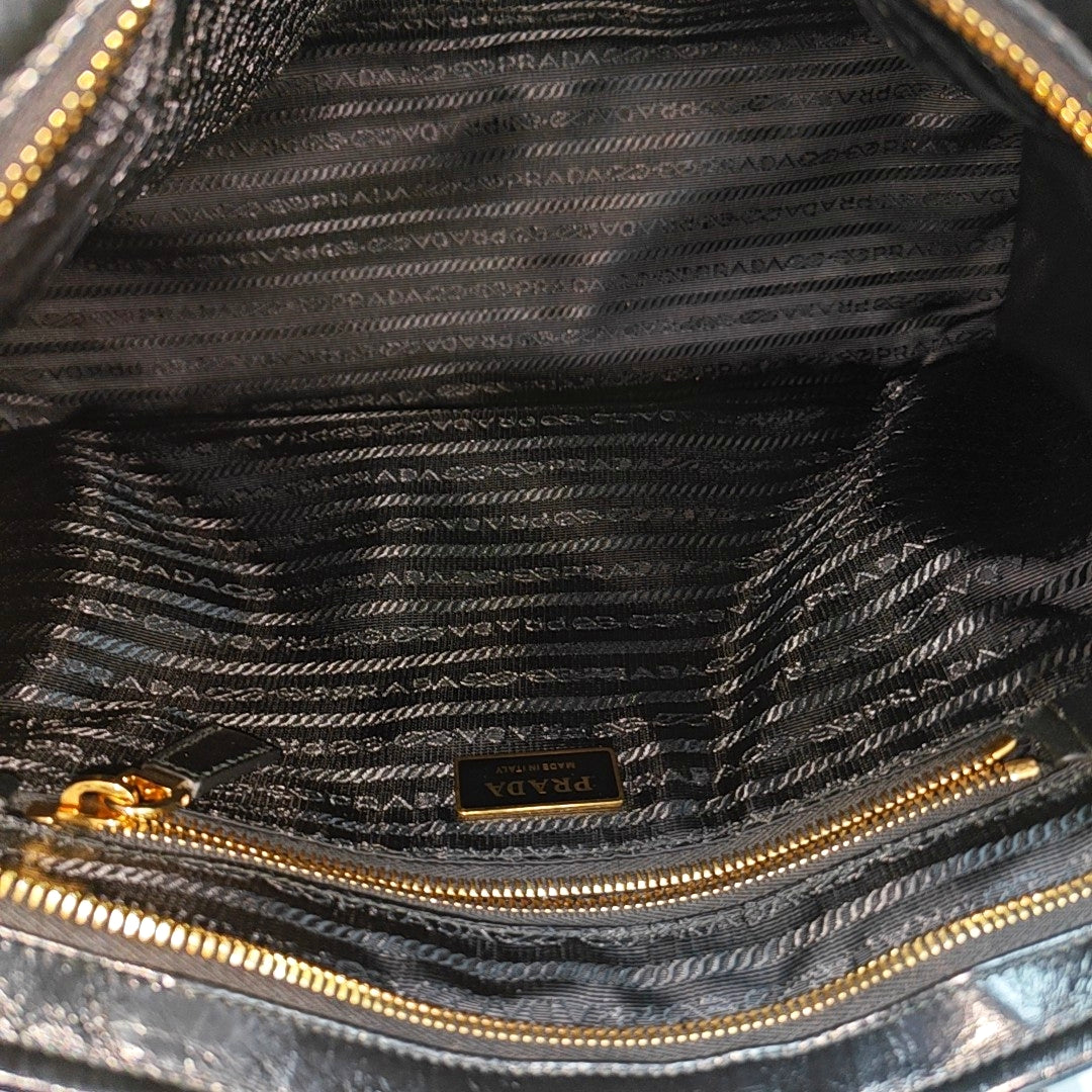 Bonnie Large Calfskin Black