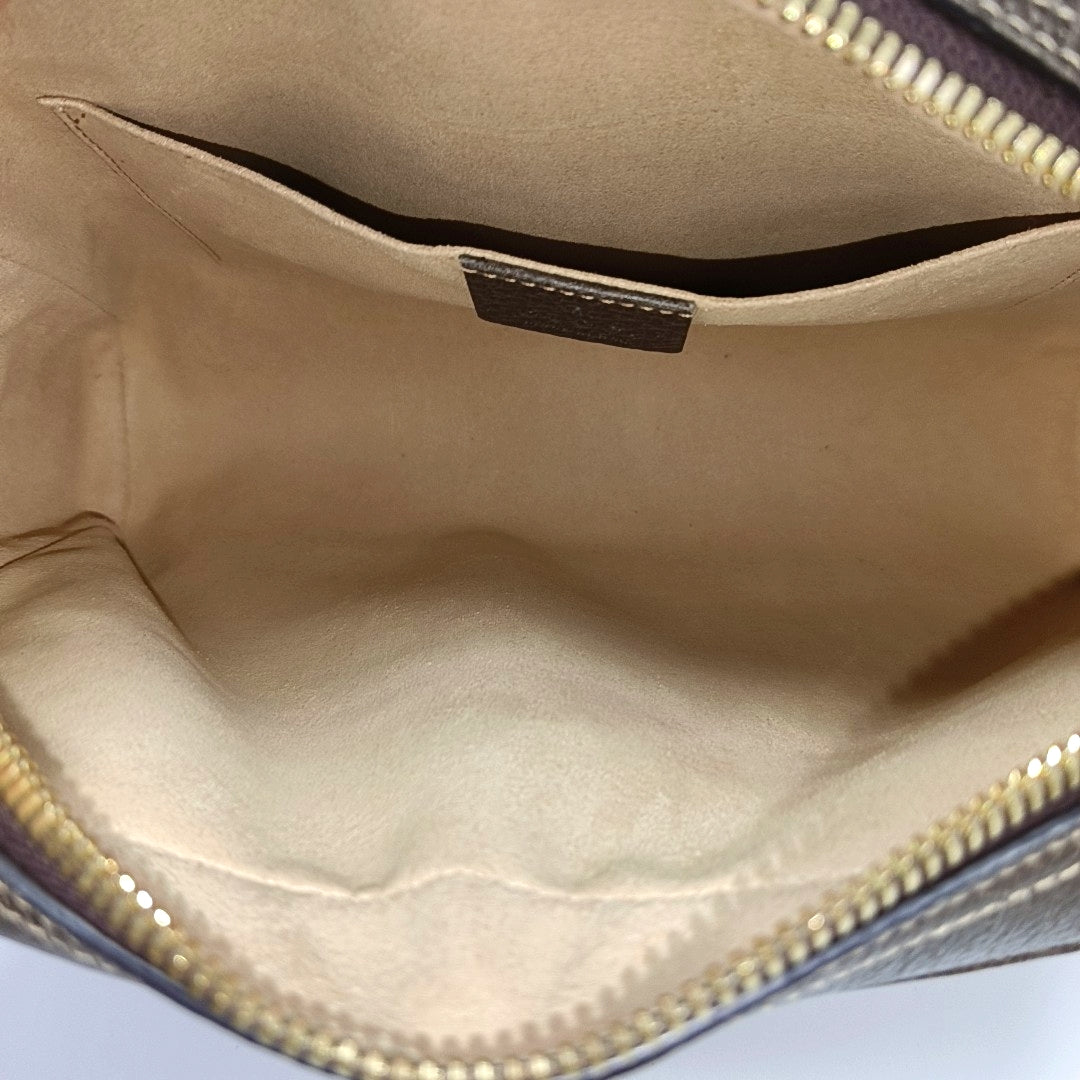 Lona revestida Monogram Ophidia Beige
