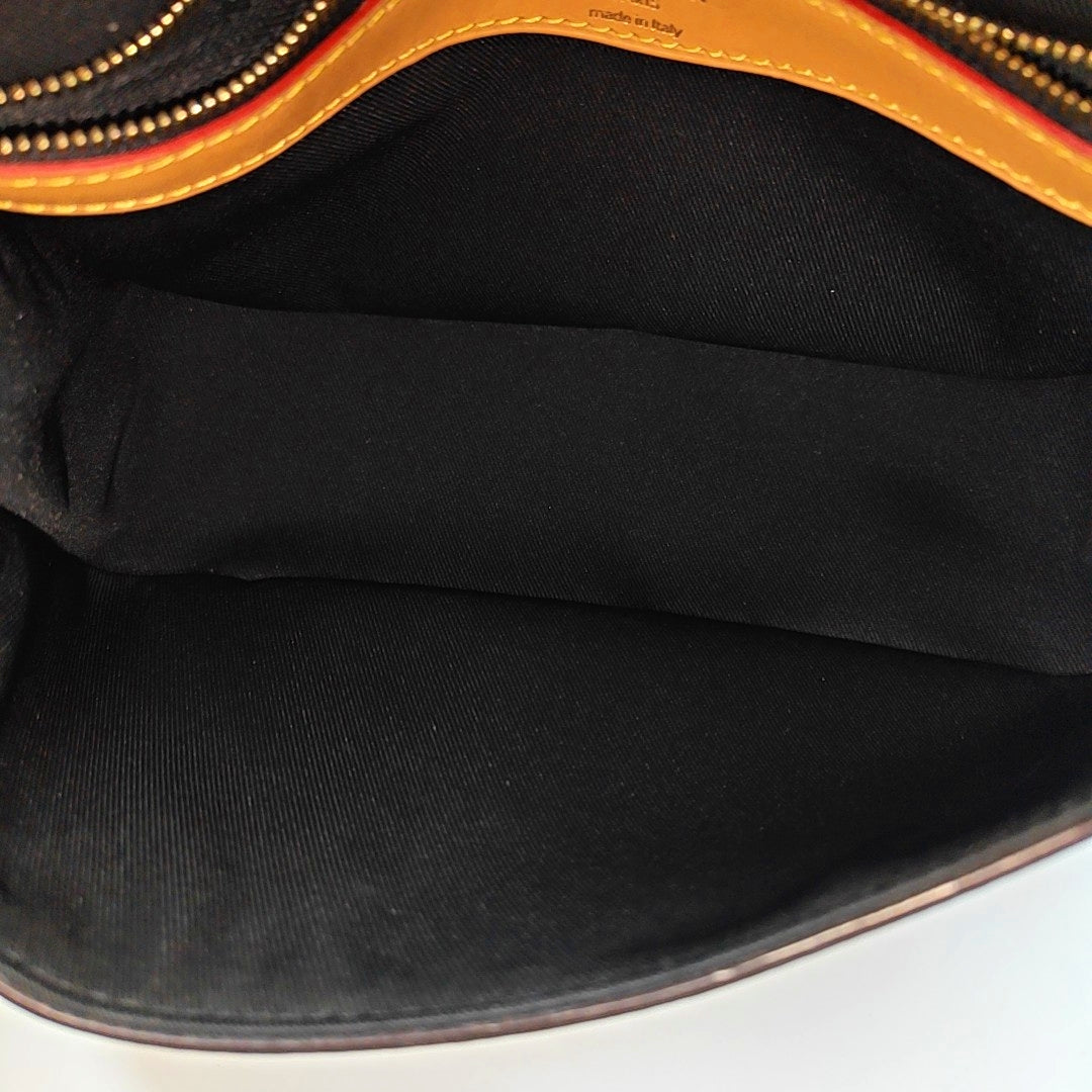 DIANE Monogram Coated Canvas Brown