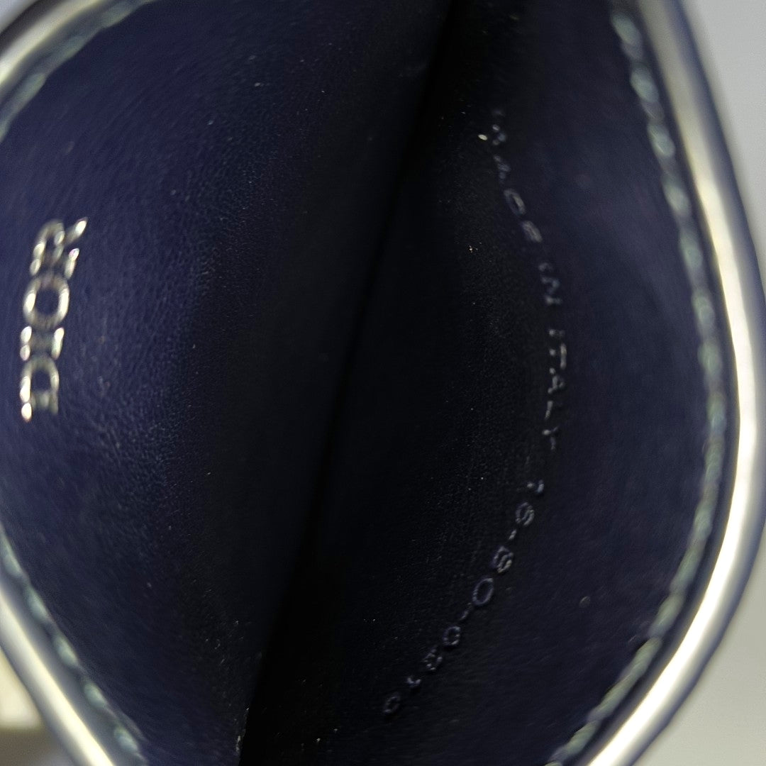 Calfskin Card Holder Blue