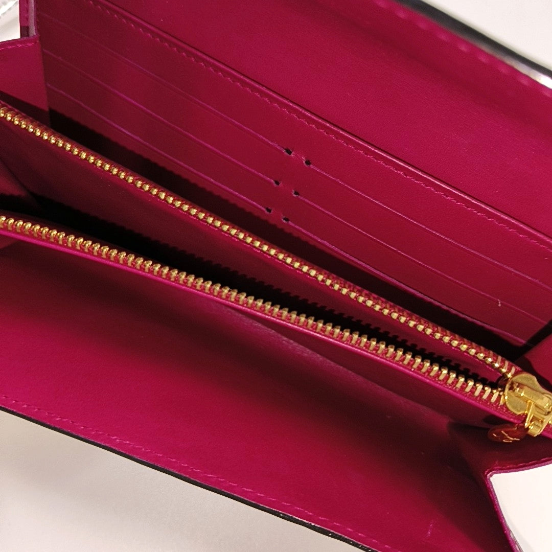 PORTE MONNAIE Patent Leather Red Wallet