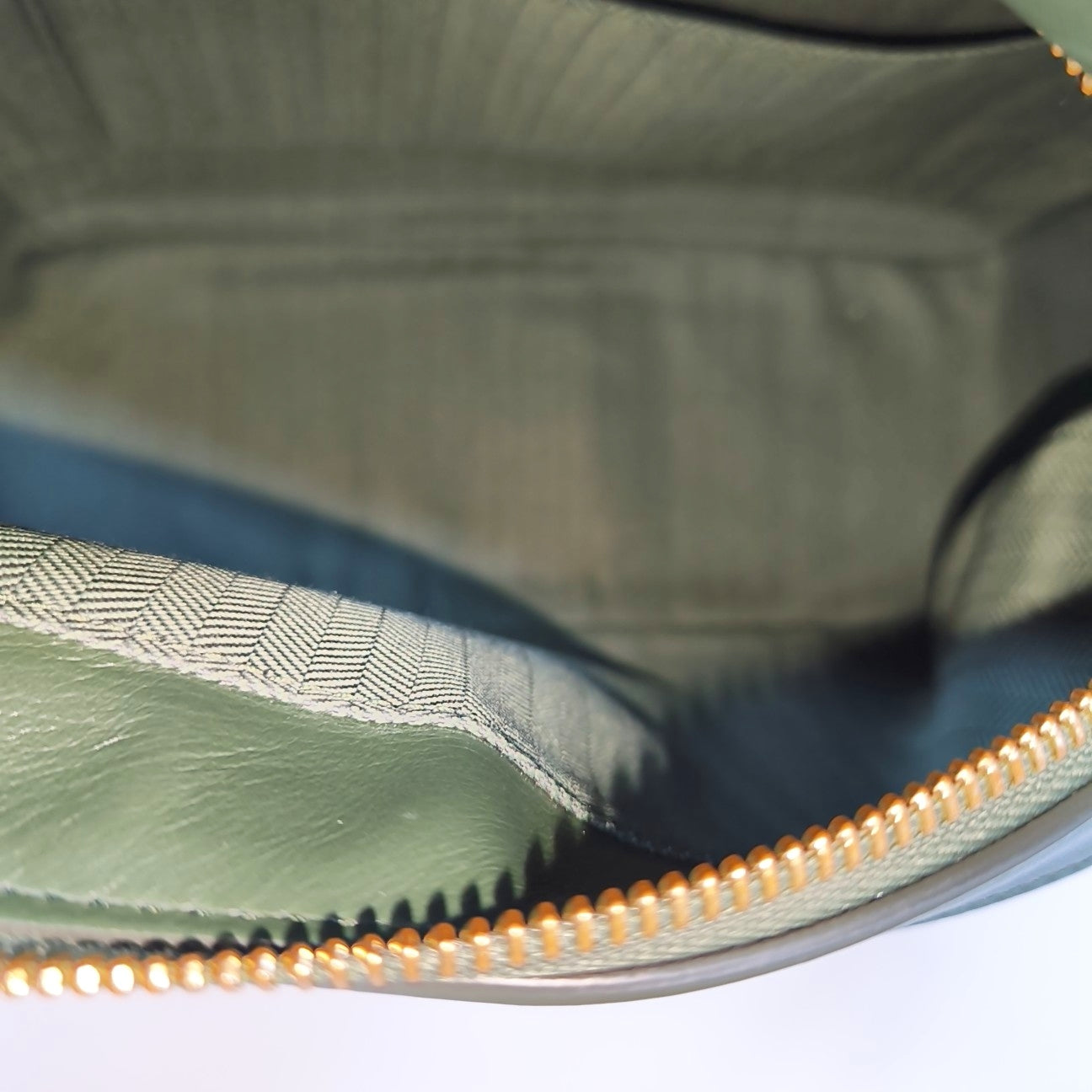 Puzzle Small Calfskin Green