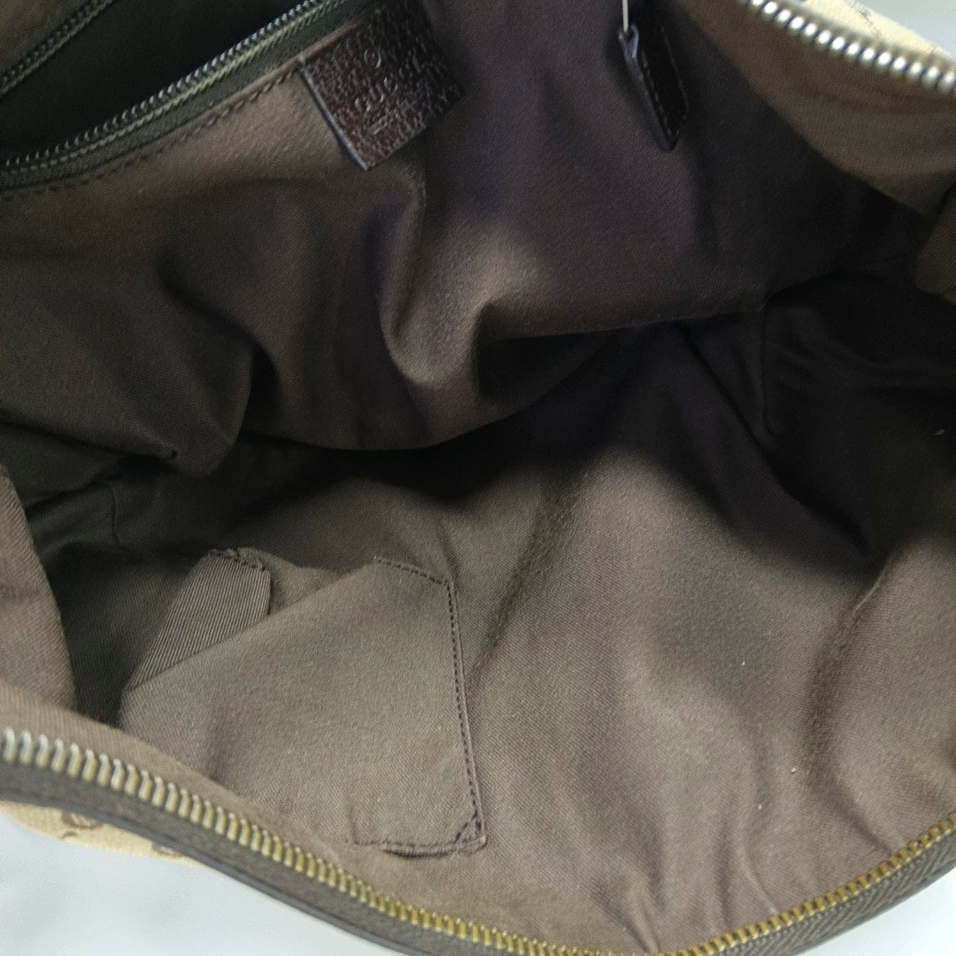 GG Imprime Messenger Monogram Canvas Brown