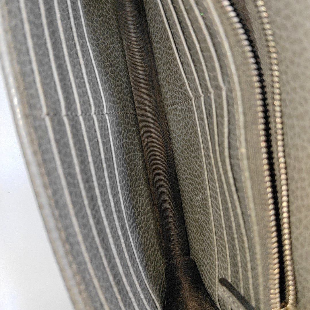 Interlocking G Small Calfskin Gray