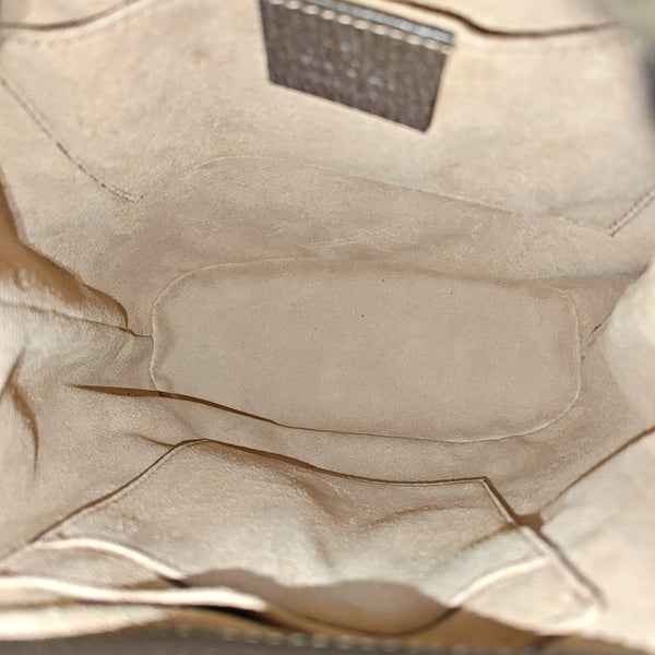 Ophidia Small Monogram Coated Canvas Beige