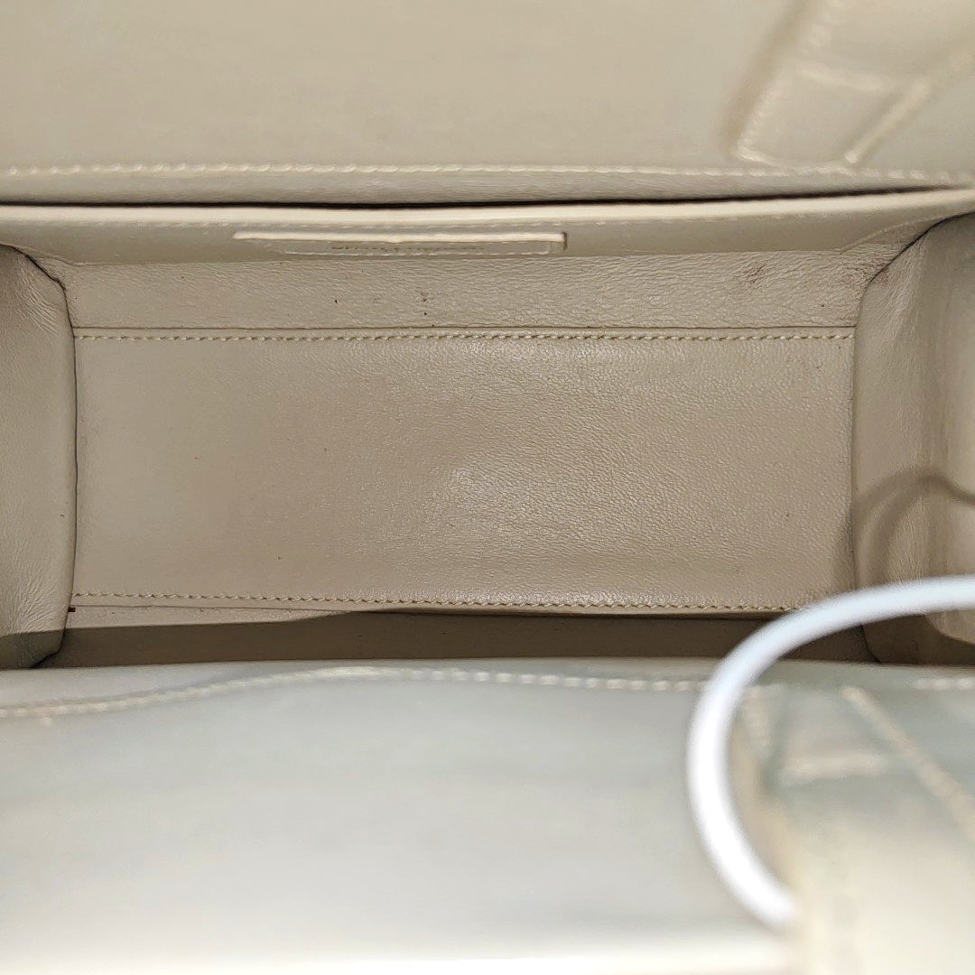 MANHATTAN Nano Calfskin White