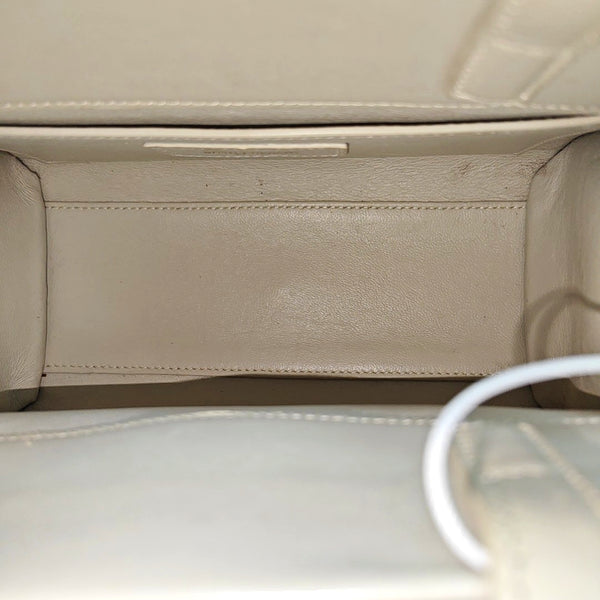 MANHATTAN Nano Calfskin White