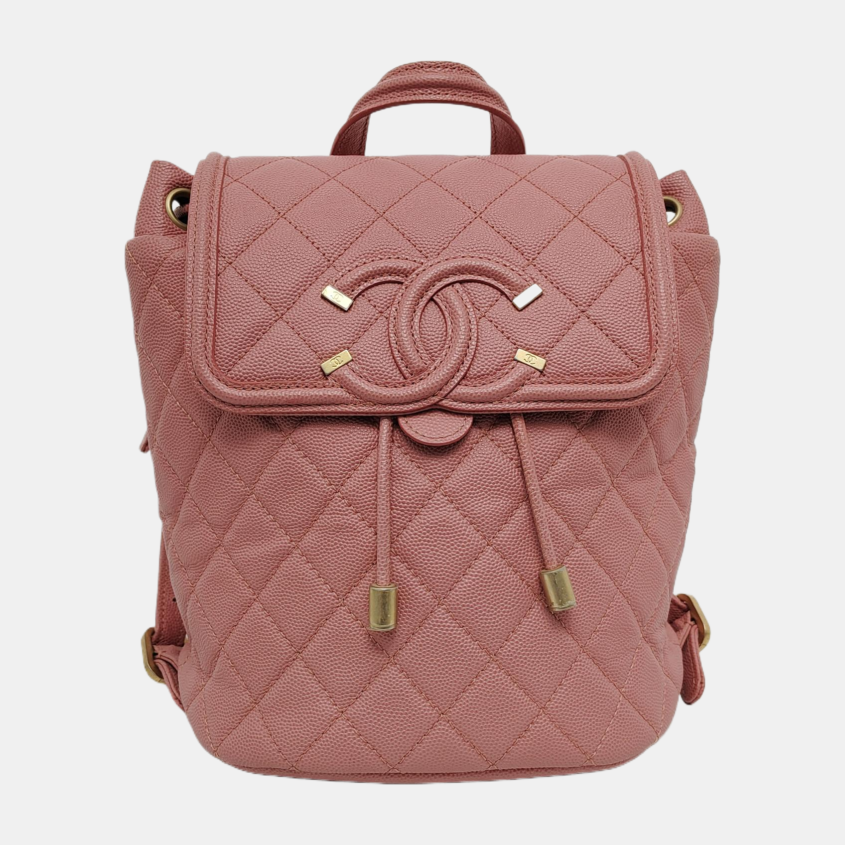 FILIGREE Quilted Grained Calfskin Pink