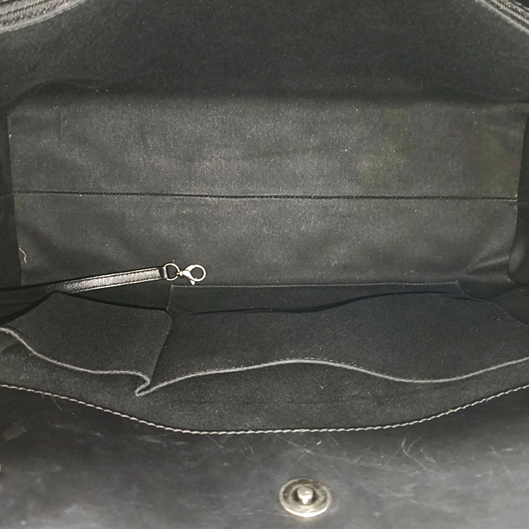 2.55 Quilted Calfskin Black