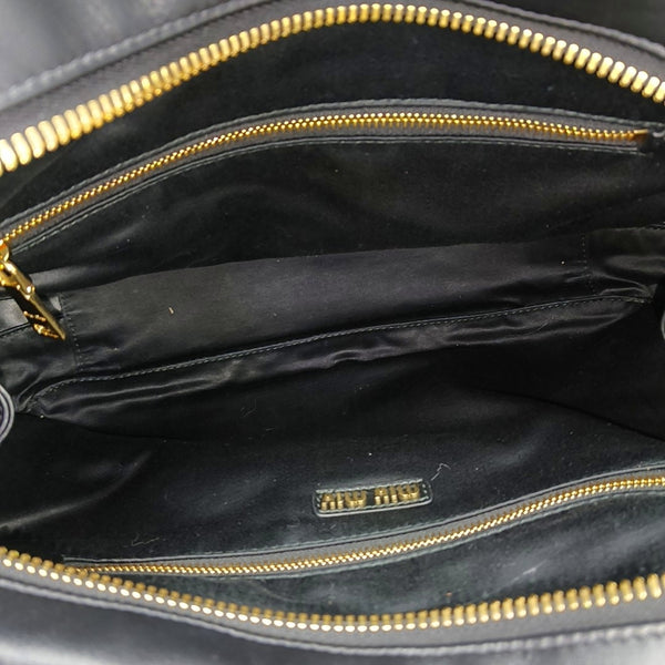 Beau Large Calfskin Black