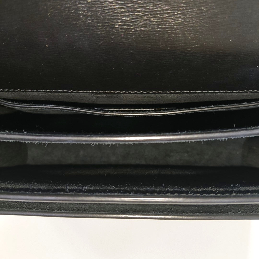 SUNSET Medium Calfskin Black